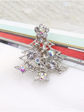 Holiday Tree Design Brooch