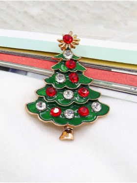 Holiday Tree Design Brooch