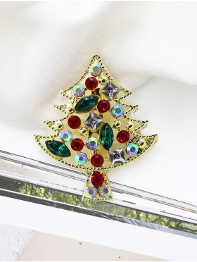 Holiday Tree Design Brooch