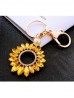 Rhineston Sunflower Keychain