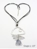 Rope Necklace W/ Fish Pendant