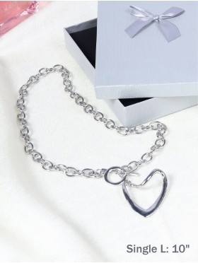 Heart Iron Chain Necklace