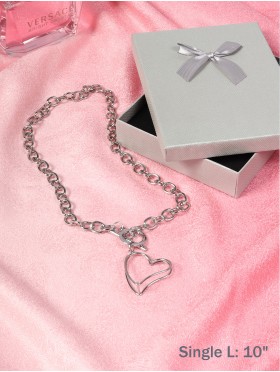 Heart Iron Chain Necklace