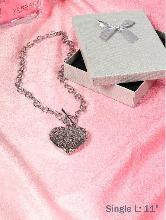 Heart Iron Chain Necklace