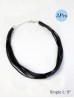 Black Multi-Rope Necklace (3 Pcs)