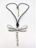 Rope Necklace W/ Dragonfly Pendant