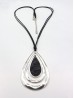 Rope Necklace W/ Drop Pendant