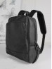 Faux Leather Laptop Backpack W/ Multiple Compartments