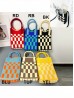 Large Capacity Super Soft Checker Patterned Knitted Cellphone Bag W Strap