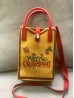 Large Capacity Super Soft Holiday Patterned Knitted Cellphone Bag W Strap