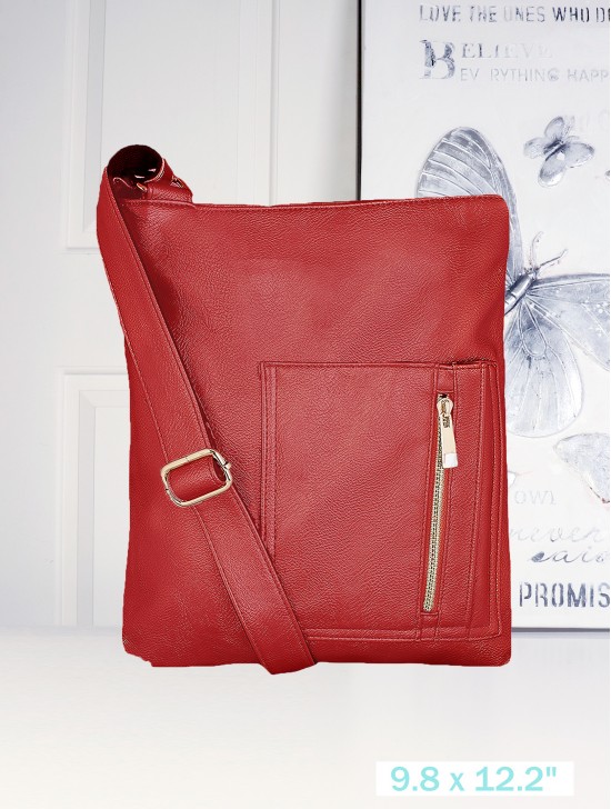 CROSS BODY POCKET SATCHEL