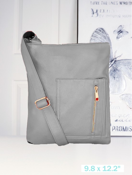 CROSS BODY POCKET SATCHEL