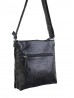 Solid Faux Leather Front Pocket Satchel