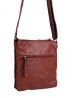 Solid Faux Leather Front Pocket Satchel