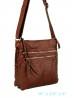 Solid Faux Leather Satchel