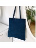 Solid Color Matte PU Tote Bag 