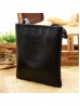 Solid Colour Glossy PU Tote Bag 