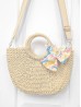 Floral Patterned Hair  Bun Maker/Bag Accent