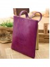 Solid Colour Glossy PU Tote Bag 