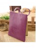 Solid Colour Glossy PU Tote Bag 