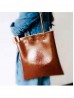 Solid Colour Glossy PU Tote Bag 