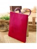 Solid Colour Glossy PU Tote Bag 