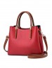 Faux Leather Satchel Bag 