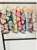 Cashmere Feeling Flower Print Premium Scarf