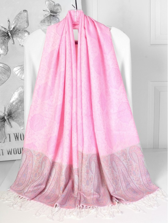 Paisley Print Pashmina W/ Tassels