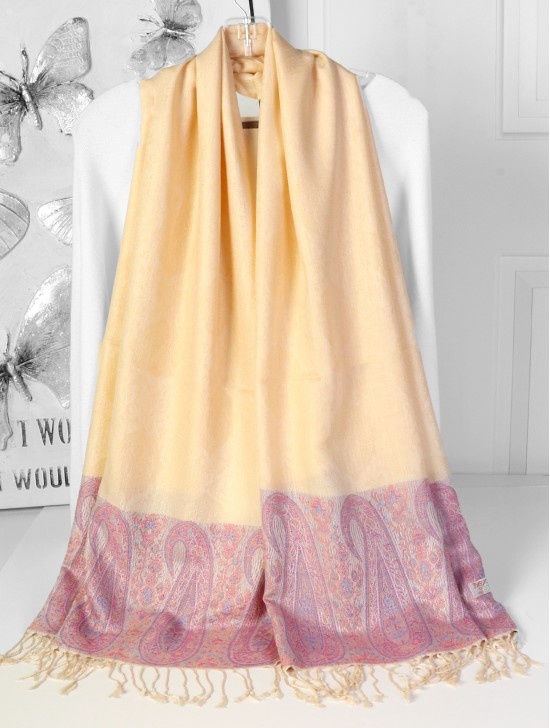 Paisley Print Pashmina W/ Tassels