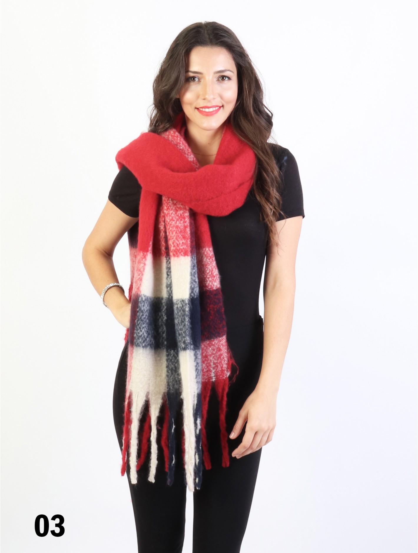 Buffalo Canadiana Solid Winter Heavy Scarf