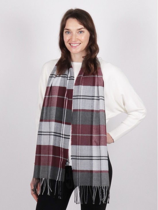 Fashion Plaid Premium Scarf