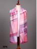 Color Plaid Design Silk Scarf 