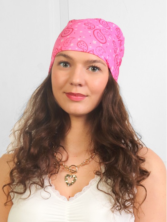 Multifunctional Print Bandana/Chemo Cap/Headband