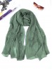 Lightweight Flower and Lace Embroidered Scarf