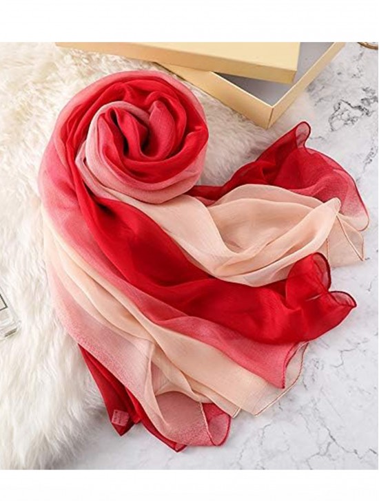 Chiffon Gradient Fashion Scarf