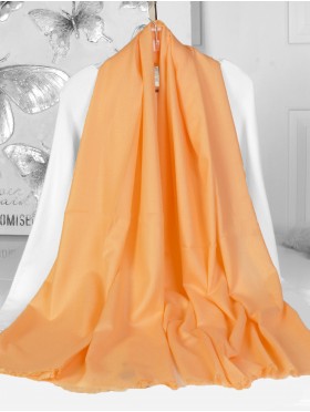 Solid Color Cut Fringe Pashmina Scarf