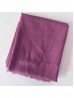 Solid Color Cut Fringe Pashmina Scarf