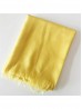 Solid Color Cut Fringe Pashmina Scarf