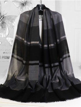 Striped Sparkle Fashion Scarf