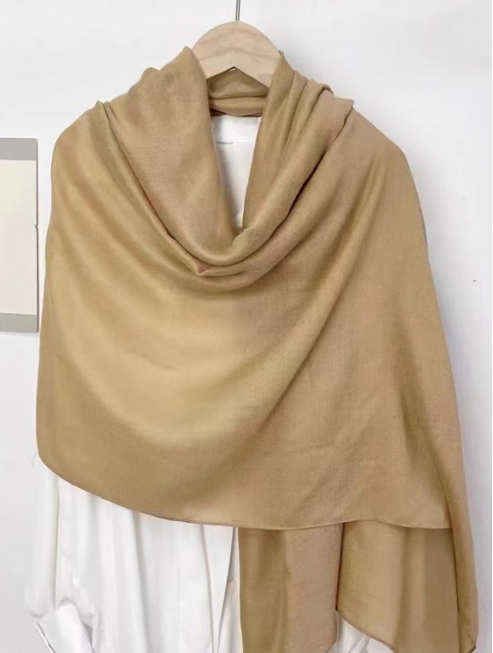 Soft Cotton Feeling Solid Color Scarf