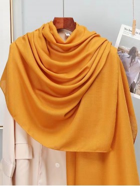 Soft Cotton Feeling Solid Color Scarf