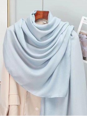 Soft Cotton Feeling Solid Color Scarf