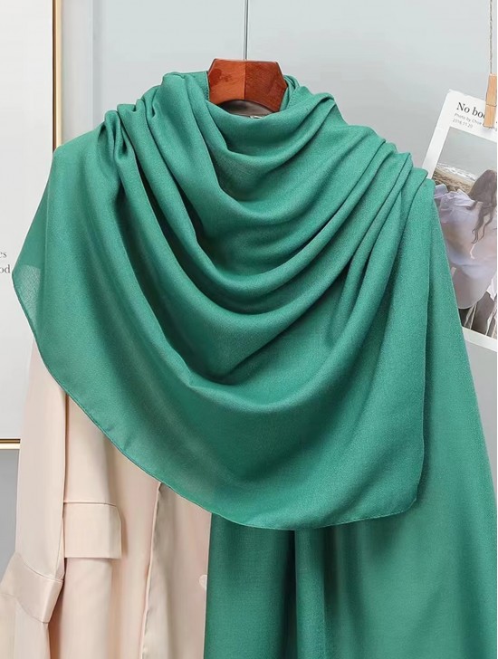 Soft Cotton Feeling Solid Color Scarf