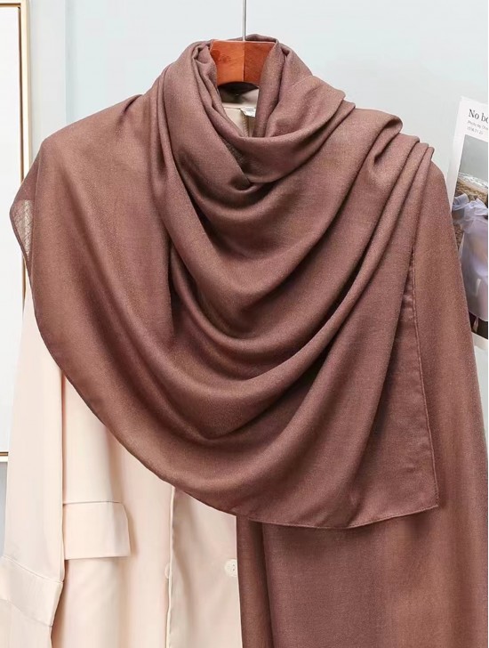 Soft Cotton Feeling Solid Color Scarf