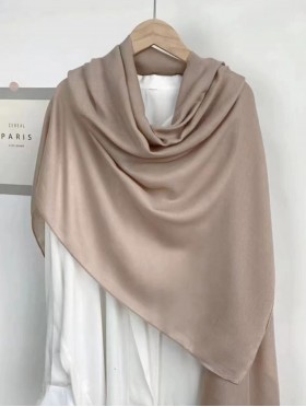 Soft Cotton Feeling Solid Color Scarf