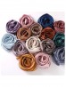 Solid Color Silk Feeling Scarf