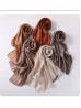 Solid Color Silk Feeling Scarf