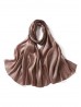 Solid Color Silk Feeling Scarf