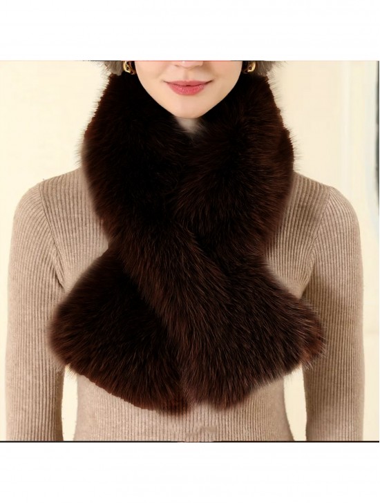 Faux Fur Plush Premium Scarf